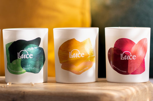 Trio de bougies parfumées (au choix)